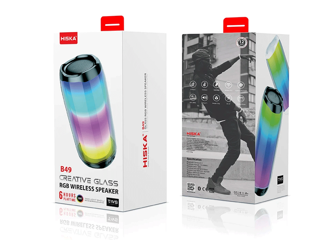 اسپیکر بلوتوثی قابل حمل هیسکا مدل B49