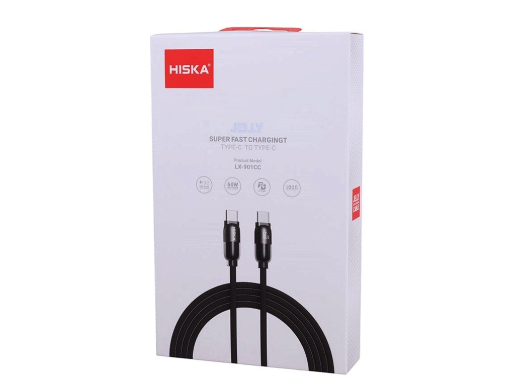 کابل شارژ دو سر تایپ سی هیسکا مدل LX-901CC