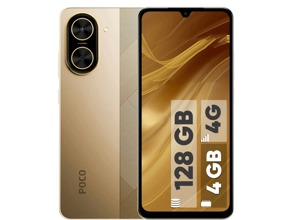 گوشی موبایل شیائومی مدل Poco C71 دو سیم کارت ظرفیت 128 گیگابایت و رم 4 گیگابایت