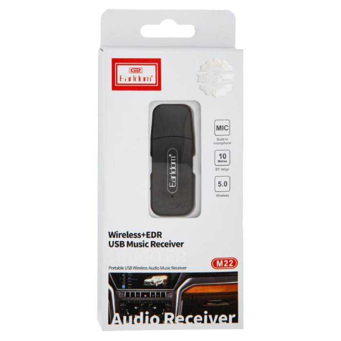 گیرنده بلوتوثی موزیک ارلدام مدل M22 اورجینال