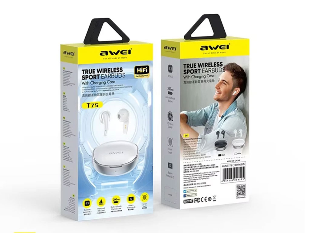 هدفون بی سیم اوی مدل ATN BEST T75 HANDSFREE _ مشکی