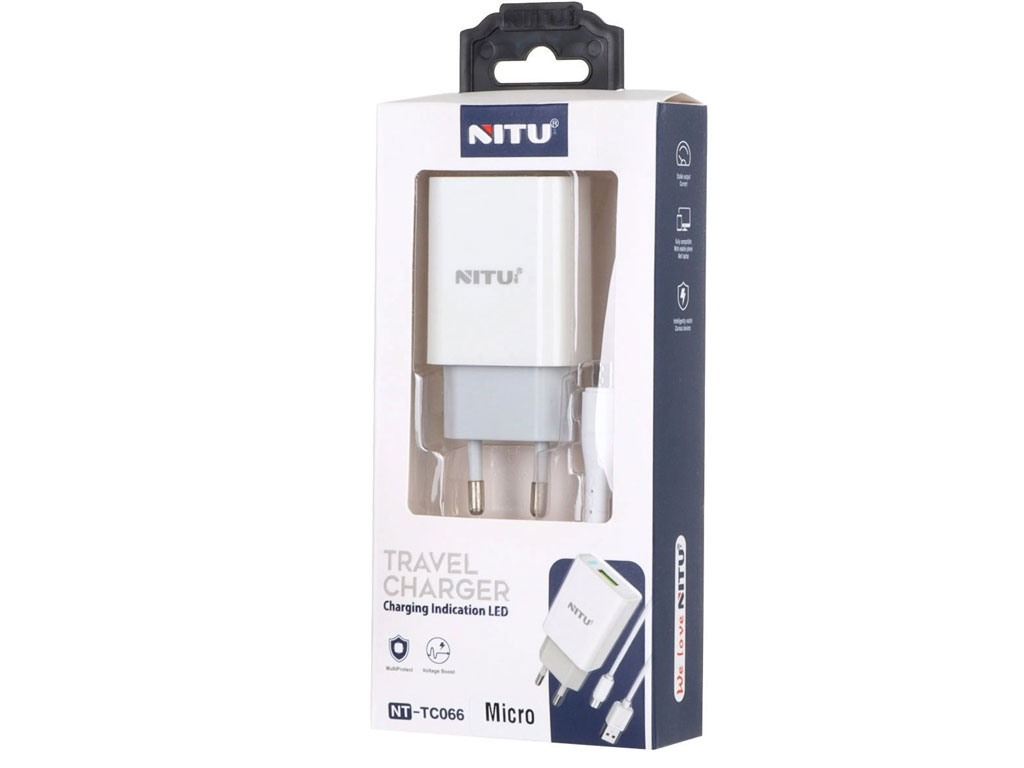 شارژر دیواری فست تک پورت Nitu مدل NT-TC066