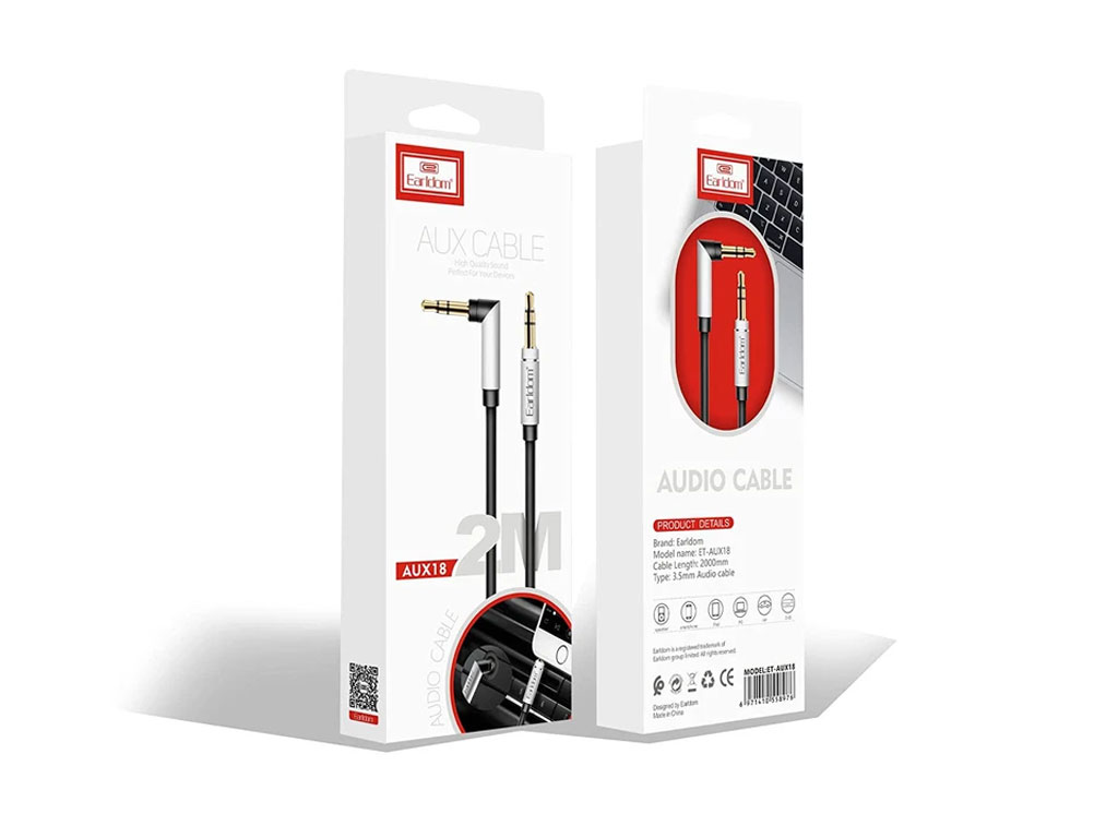 کابل AUX ارلدام مدل ET-AUX18 طول 2 متر