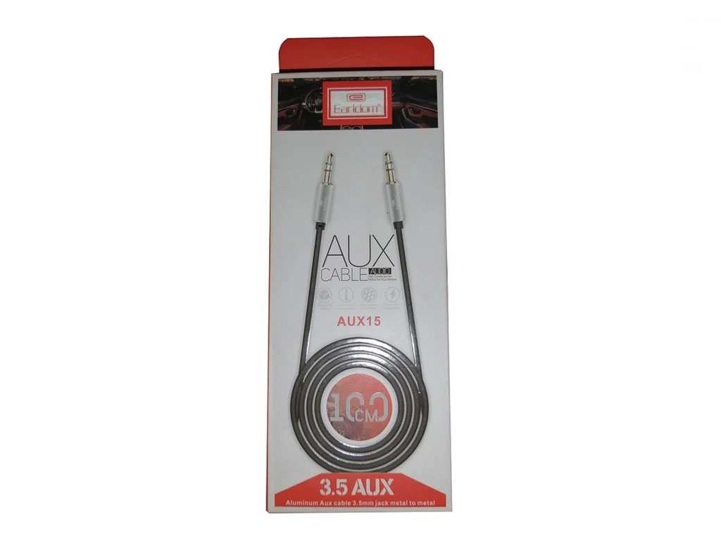 کابل AUX ارلدام مدل AUX15 طول 1 متر