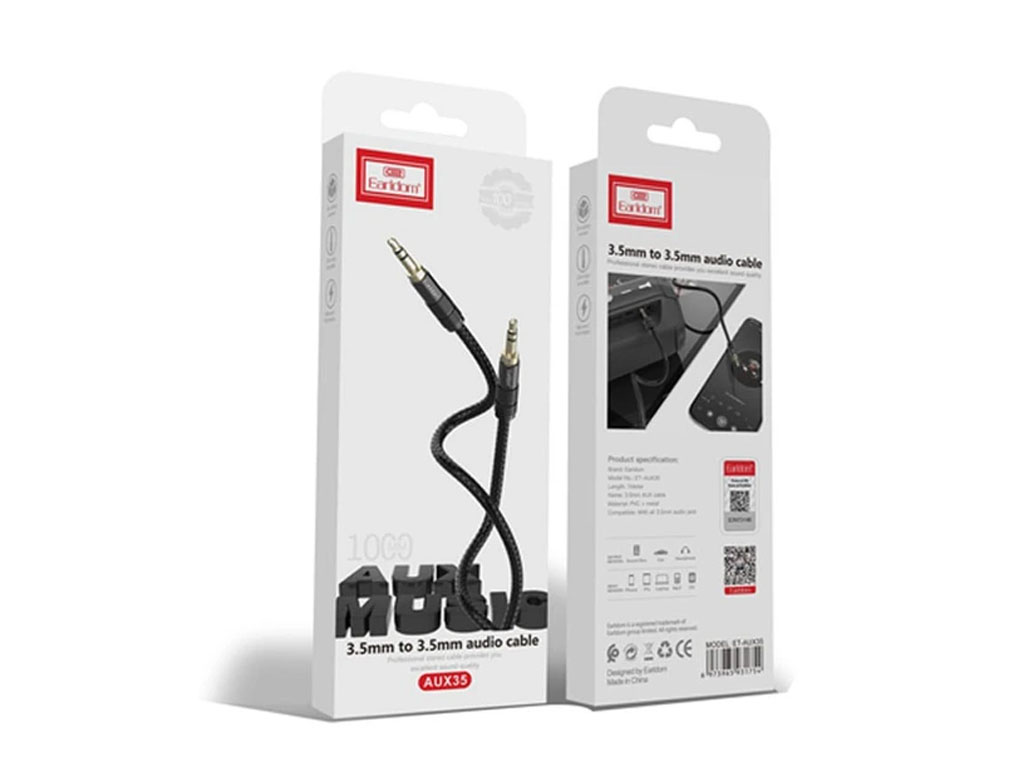 کابل AUX ارلدام مدل ET-AUX35 طول ۱ متر