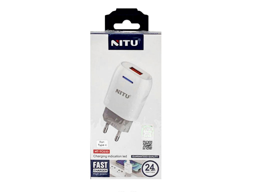 شارژر دیواری فست شارژ نیتو مدل NT-TC033
